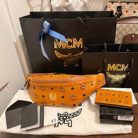 MCM Fursten Visetos Small Belt Bag - Picture 1 of 7